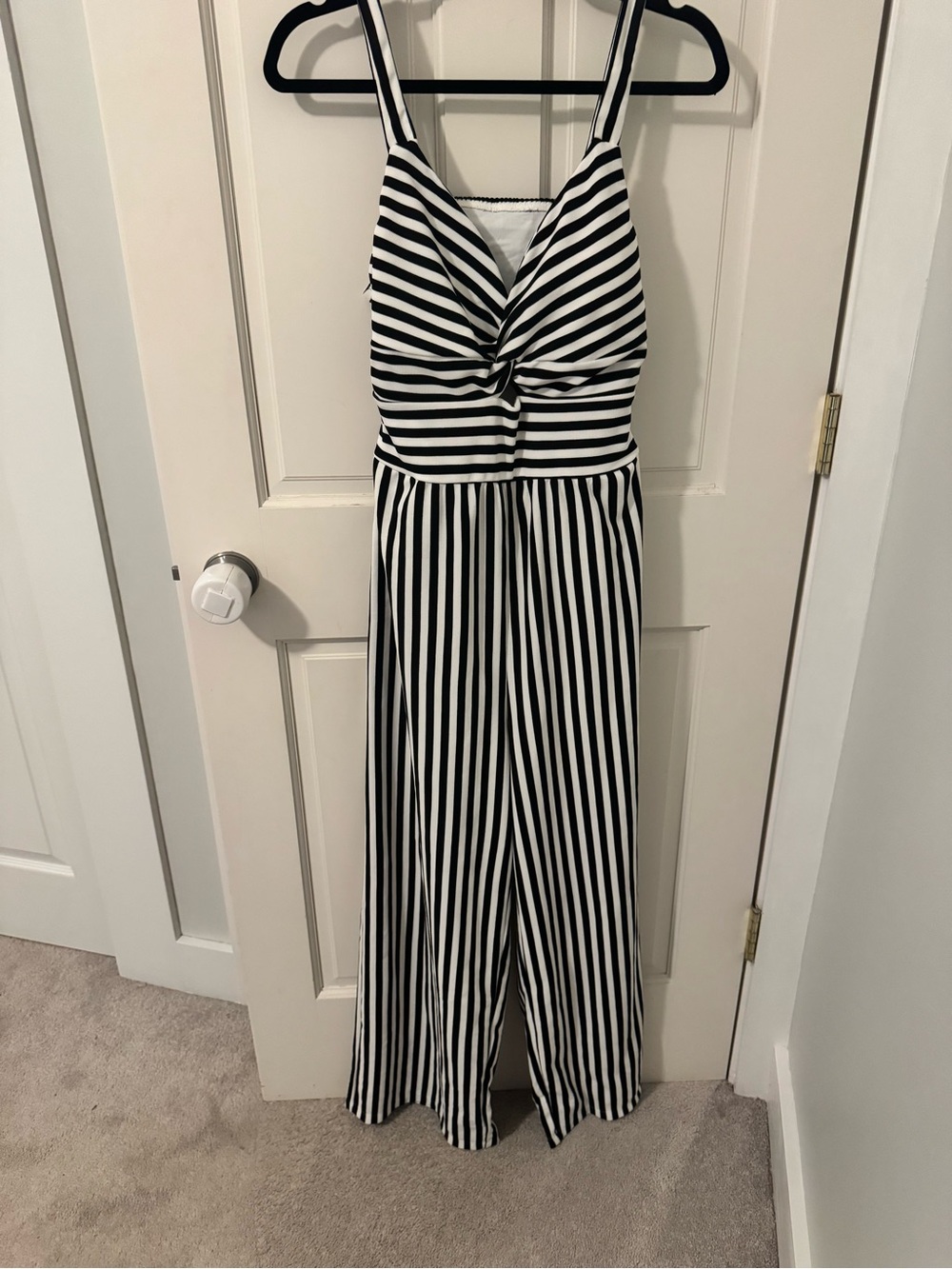 NWOT Halara Twisted Built-In Bra Wide-Leg Jumpsuit, Size Large Regular